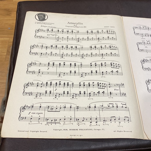 Amaryllis By Henry Ghys Piano Music - Picture 3 of 5